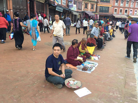 Ngọc Quỳnh và trải nghiệm ăn xin đáng nhớ ở Nepal. ẢNH NVCC